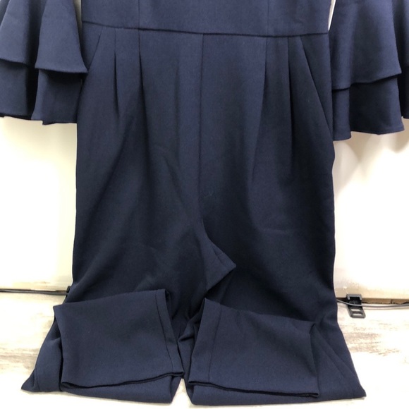 Eliza J navy round neck jumpsuit NWT size 6 - Picture 6 of 8